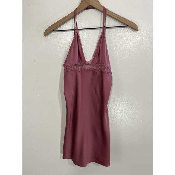 Y2K Fairy Coquette Dainty Satin Babydoll Cami Slip Top XS Cottage Romance Ballet - Picture 1 of 11